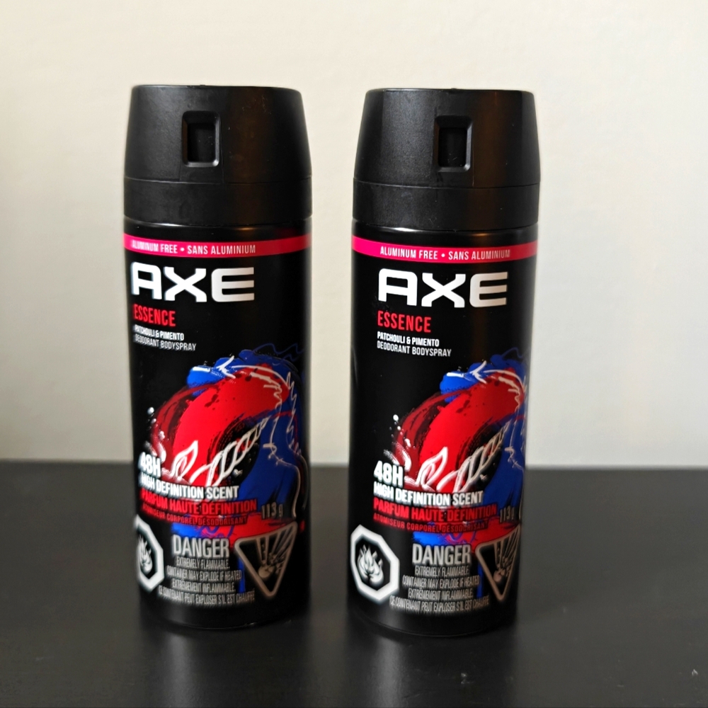 NEW Axe Essence Body Sprays (Set of 2) Discontinued